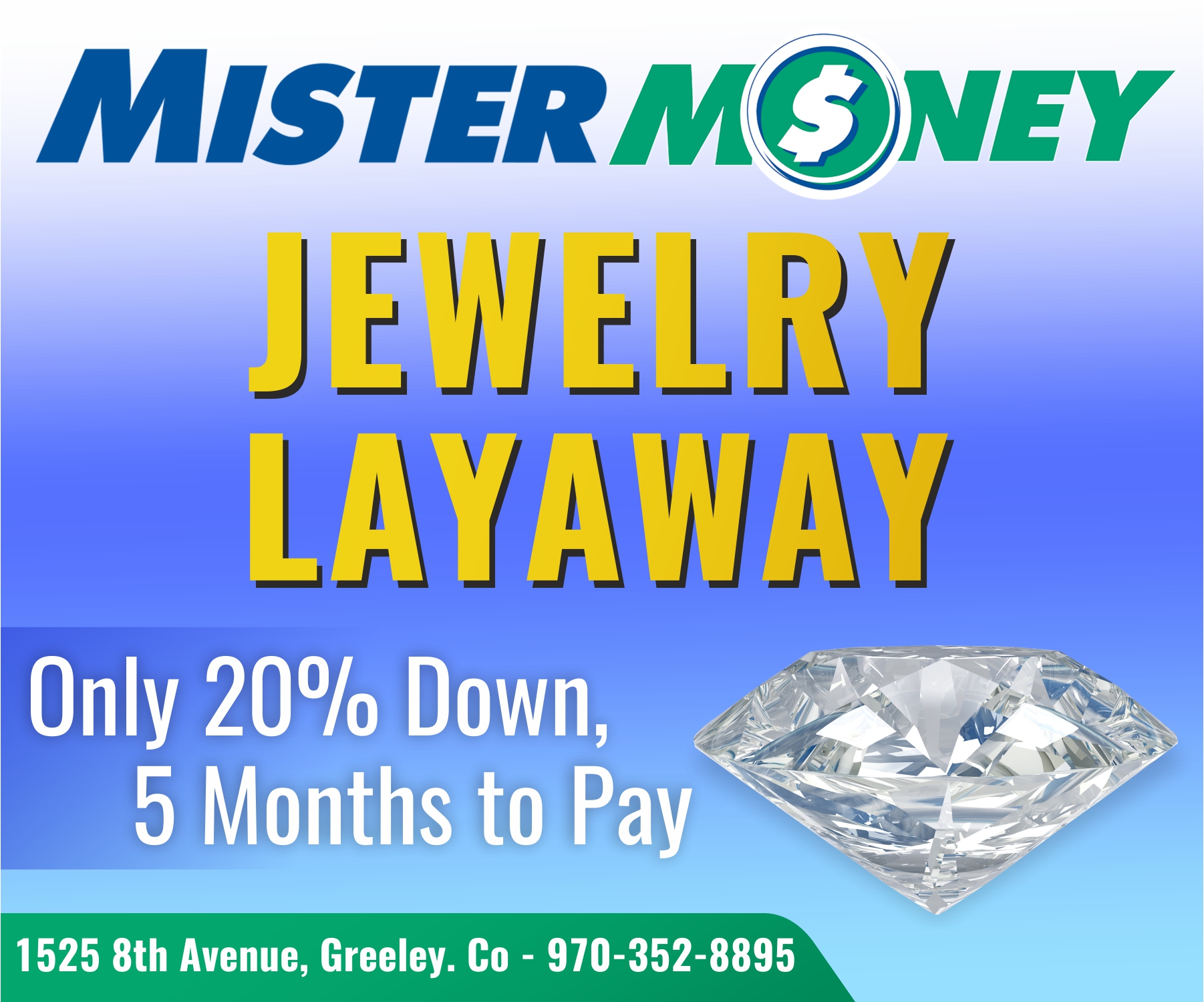Jewelry Layaway plan notice image